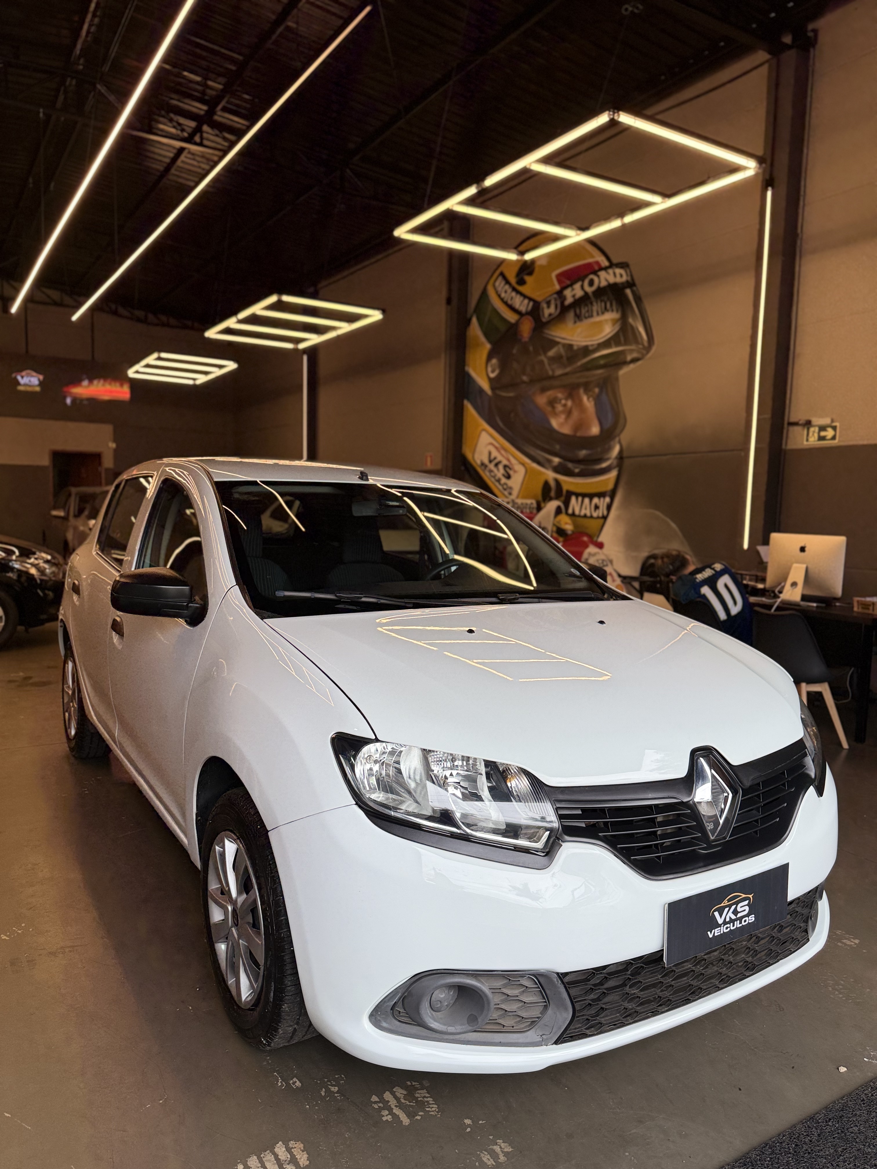 Renault Sandero Authentique Flex 1.0 12V 5P - foto 2